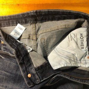 Mother Brand Ankle Jeans Dark Blue
